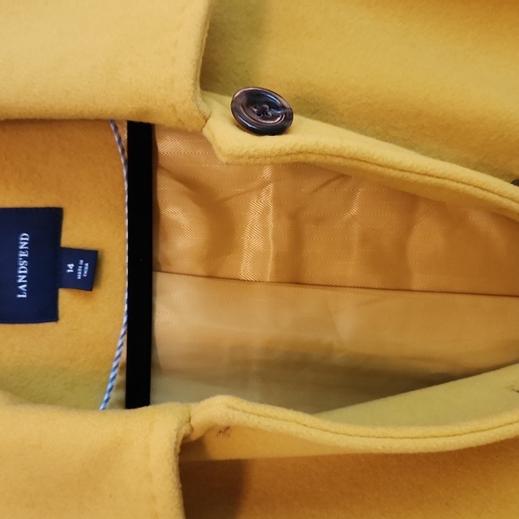 Lands End Peacoat size 14 - Picture 5 of 10